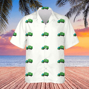 Discover Clover Truck St Patricks Day Full Green Shamrock Hawaiians