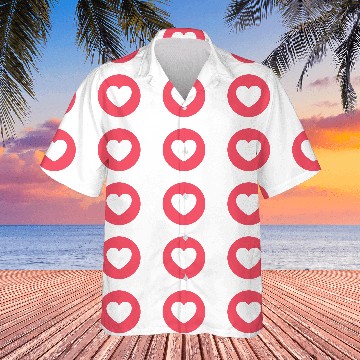 Discover Hawaiian Shirts Hawaiian Shirts facebook circle heart love