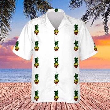 Discover Tropical Pineapple Skull Hawaiians