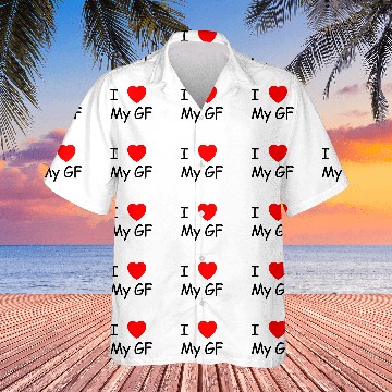Discover I love my girlfriend Hawaiian Shirts