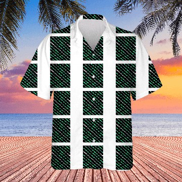 Discover Black neon green pattern neon Hawaiians
