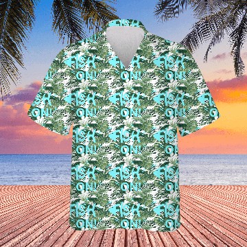 Discover Fish on Fisherman Bone Gift Hawaiians
