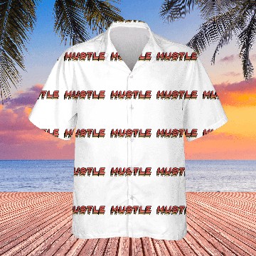 Discover Hustle multi-colored graphic Hawaiians
