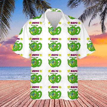 Discover Flying Teapot Slim Fit Hawaiian Shirts