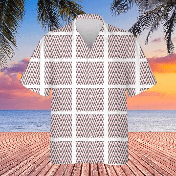 Discover Modern and Minimal Pink Chevron Pattern Hawaiian Shirts