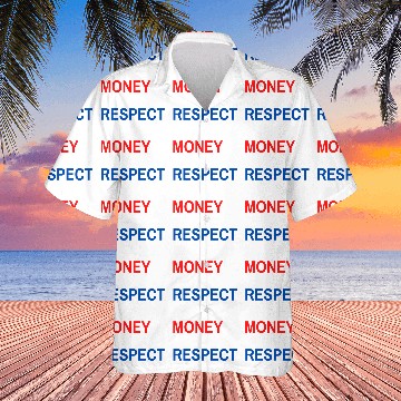 Discover MONEY POWER RESPECT (Red, White & Blue) Hawaiian Shirts
