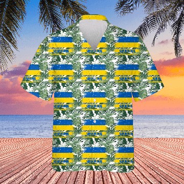 Discover Ukraine vintage flag Hawaiians