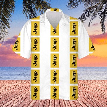 Discover Jeep Cute Yellow Emblem Baseball Jerseys Hawaiians