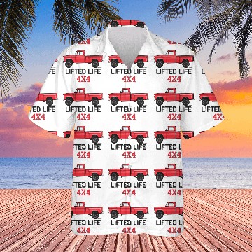 Discover Lifted Life Cardinal Red Classic Hawaiian Shirts