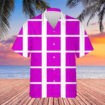 Discover Neon Pink Purple Zebra Pattern Hawaiian Shirts