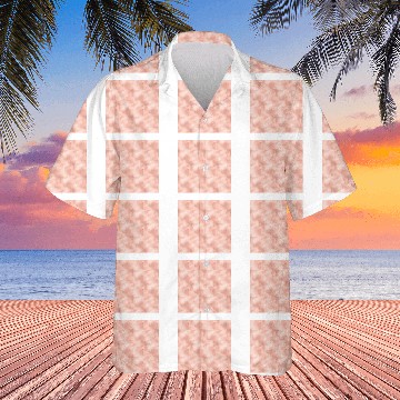 Discover Glam Rose Gold Metallic Texture Hawaiian Shirts