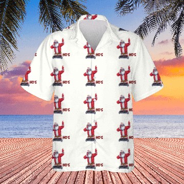 Discover I do it for the ho`s funny santa christmas Hawaiians