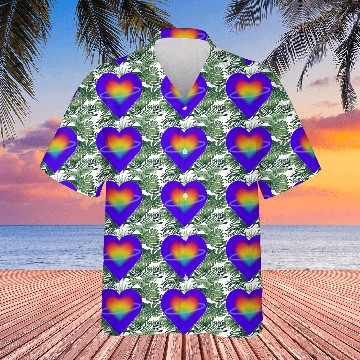 Discover rainbow heart pride Hawaiians