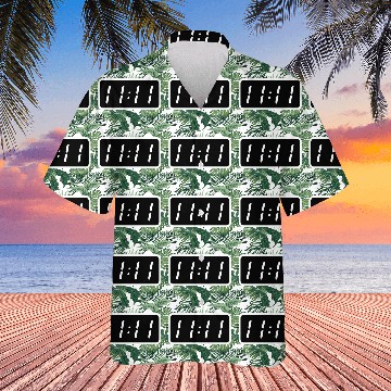 Discover 11:11 white on black Hawaiians