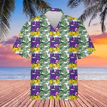 Discover Papa bear funny fathers day Hawaiians