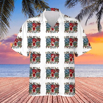 Discover Oh My Stars Chicken Hawaiian Shirts