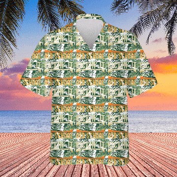 Discover Kickin' It Old School Skateboarder Funny Skateboar Hawaiians