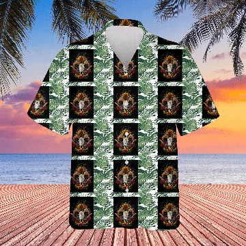 Discover Psychedelic Ram Skull Hawaiians
