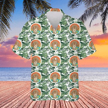 Discover Retro Vintage Squirrel With Flower Hawaiians