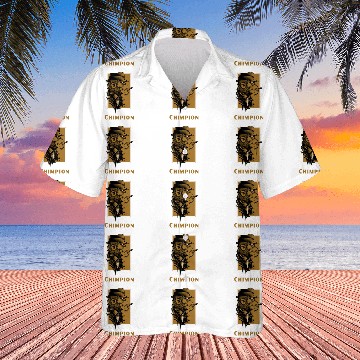 Discover Chimpion Cool Chimpanzee Boss Smoking Hawaiian Shirts