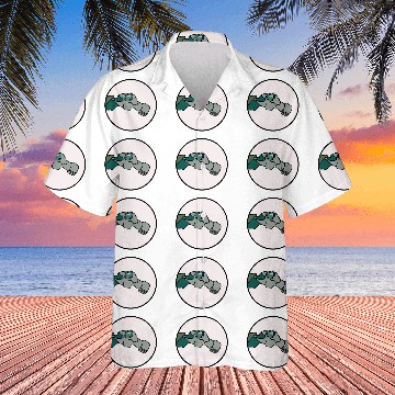 Discover Turtle Head with Gas Mask (DDP) Hawaiian Shirts