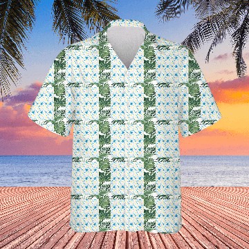Discover Modern Snowflakes Pattern Colorful Hawaiians
