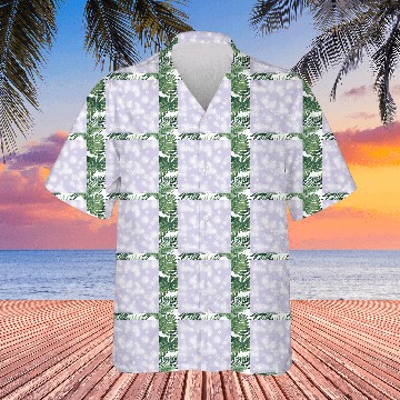Discover Lavender Snowflakes Pattern Hawaiians