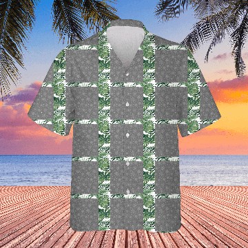 Discover Grey Snowflakes Pattern Hawaiians