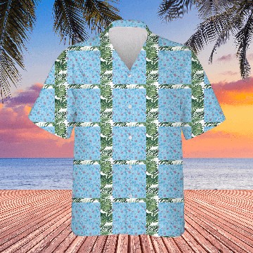 Discover Snowflakes Pattern Colorful Hawaiians