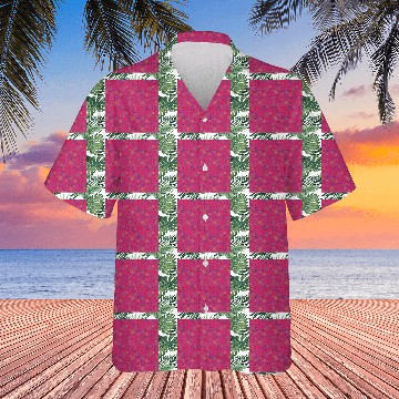 Discover Snowflakes Pattern Colorful Hawaiians