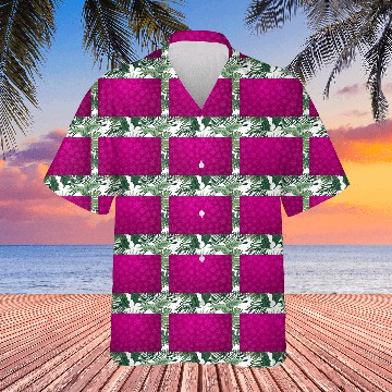 Discover Pink Snowflakes Christmas Pattern Hawaiians