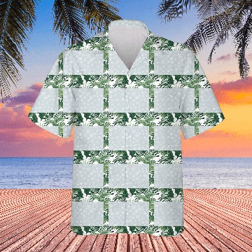 Discover Winter Snowflakes Pattern Grey White Hawaiians