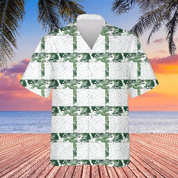 Discover Christmas Snowflakes Pattern Grey White Hawaiians