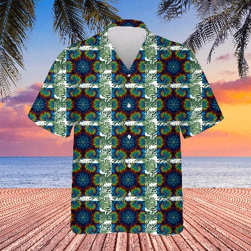 Discover Tie-dye Kaleidescope Rainbow Hawaiians