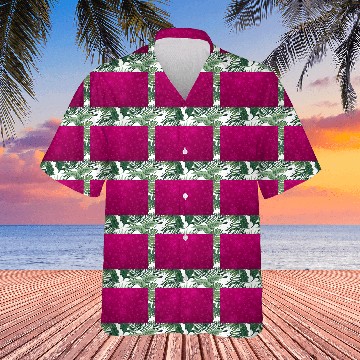 Discover Christmas Snowflakes Pink Pattern Hawaiians