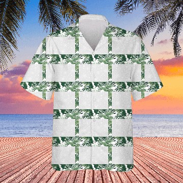 Discover Snowflakes Pattern Grey White Hawaiians