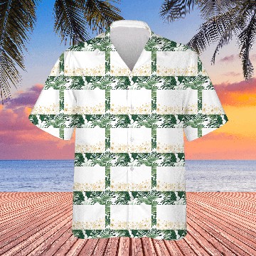 Discover Elegant White Gold Snowflakes Hawaiians