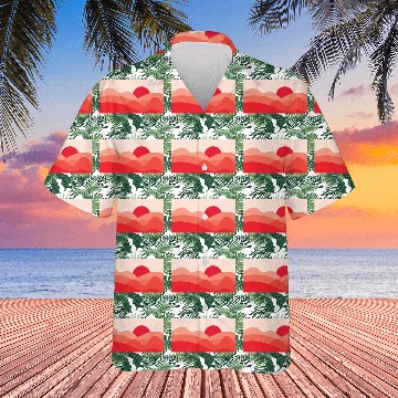 Discover Minimalist Sun Red Hawaiians