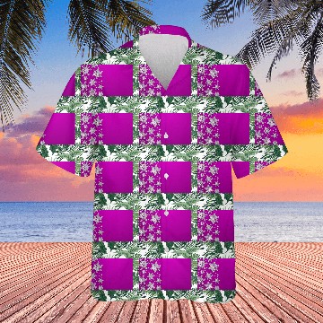 Discover Elegant Christmas Snowflakes Pink Hawaiians