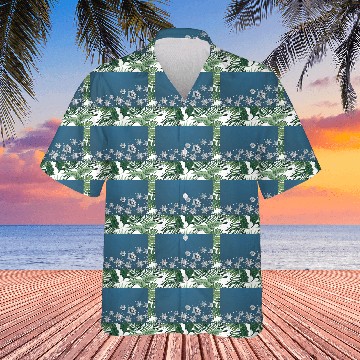 Discover Modern Snowflakes Blue Hawaiians