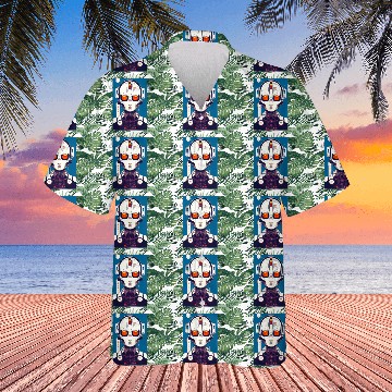 Discover Cyberpunk Chibi Girl Hawaiians