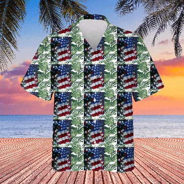Discover Patriotic Christmas Decorated Christmas Tree Hawaiians