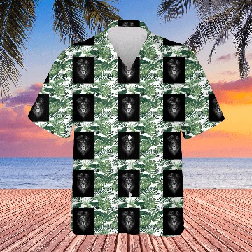 Discover The Majestic Lion Head Hawaiians unisex