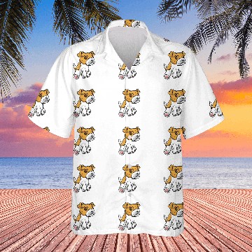 Discover Kromfohrlander Dog Kromi Stuffed Animal Hawaiian Shirts