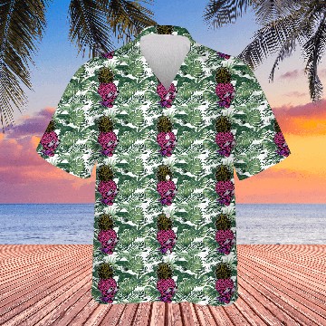 Discover Skeleton pineapple psychedelic Hawaiians