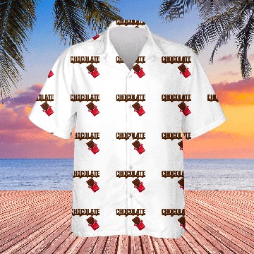 Discover Dark Chocolate Lover Candy Bar Hawaiian Shirts
