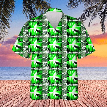 Discover Cyberpunk Inspired Green Theme Hawaiians