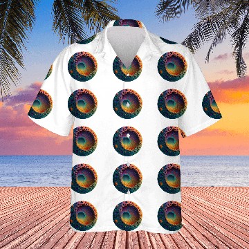 Discover Rounded Psychedelic Swirl Hawaiians