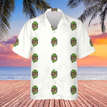 Discover Pug Lover, Cute Dog St Patricks Day, Lucky Shamroc Hawaiians