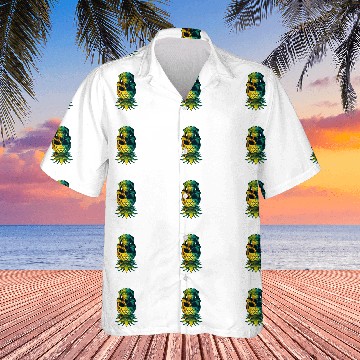 Discover Swinger Slut Upside Down Pineapple Skull Swinging Hawaiian Shirts
